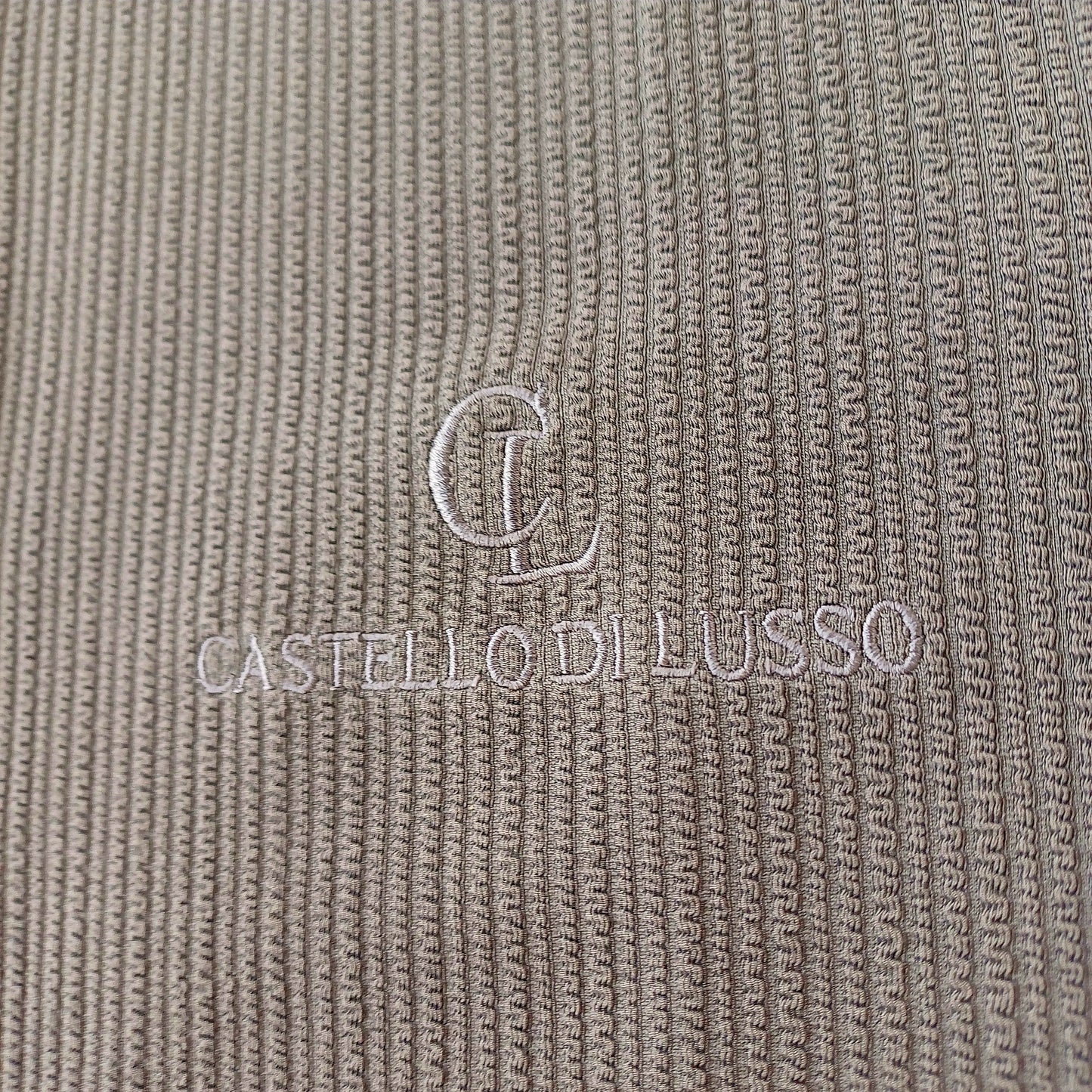 Zipper-Polo Shirt Dark Grey